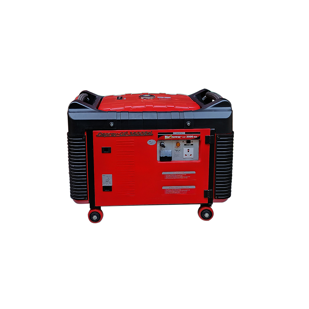 3.5 KVA Generator, Model Osprey GE-3500RSi, Petrol Run, Recoil & Self Start